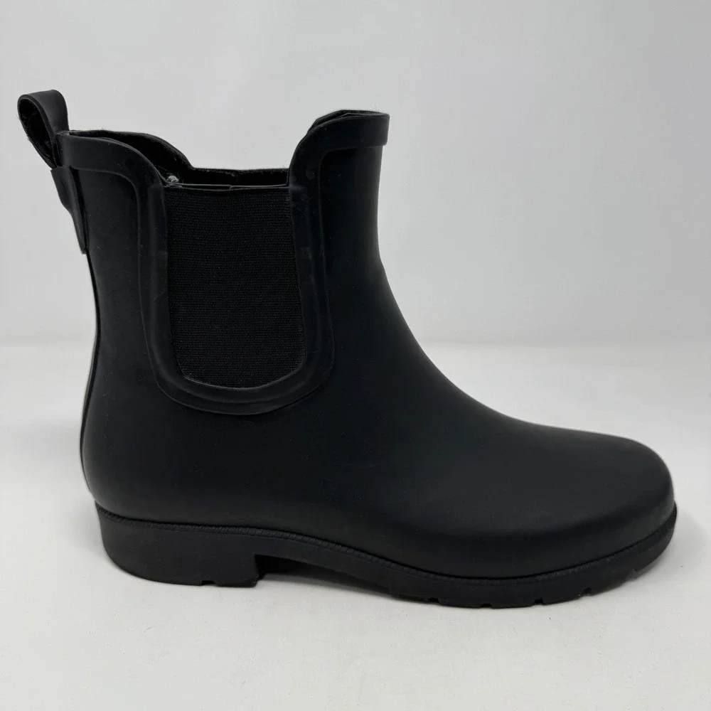 Eddie Bauer Hailey Waterproof Weather Resistant Rain Boots Black Women's Size 11